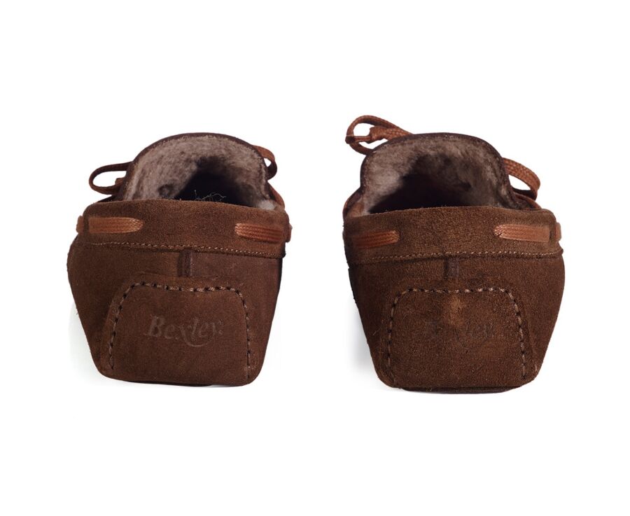Havana Suede Wool Lining Slippers