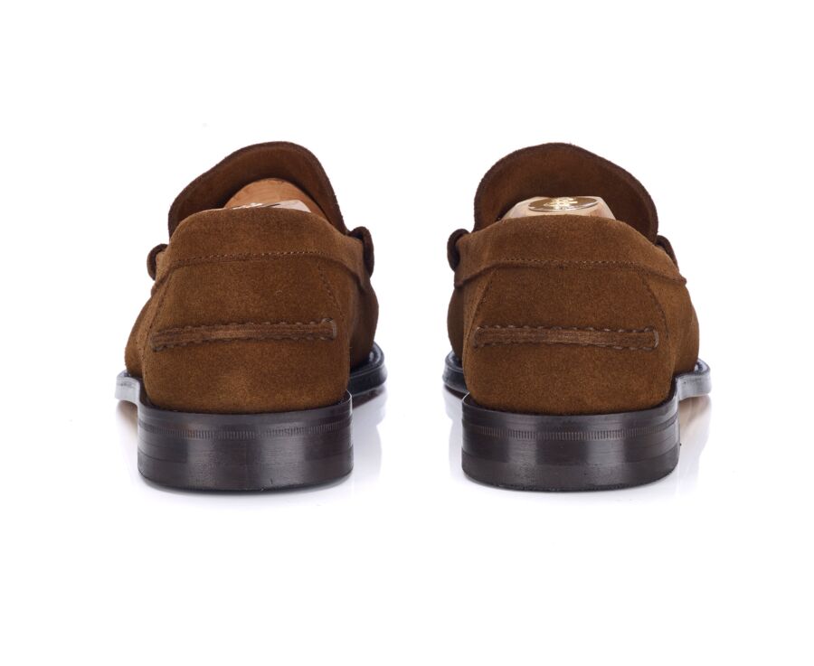 Men’s Havana suede loafers - British style - YALE