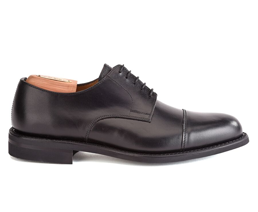 Black Derby Shoes - Rubber outsole - MAYFAIR CLASSIC GOMME CITY