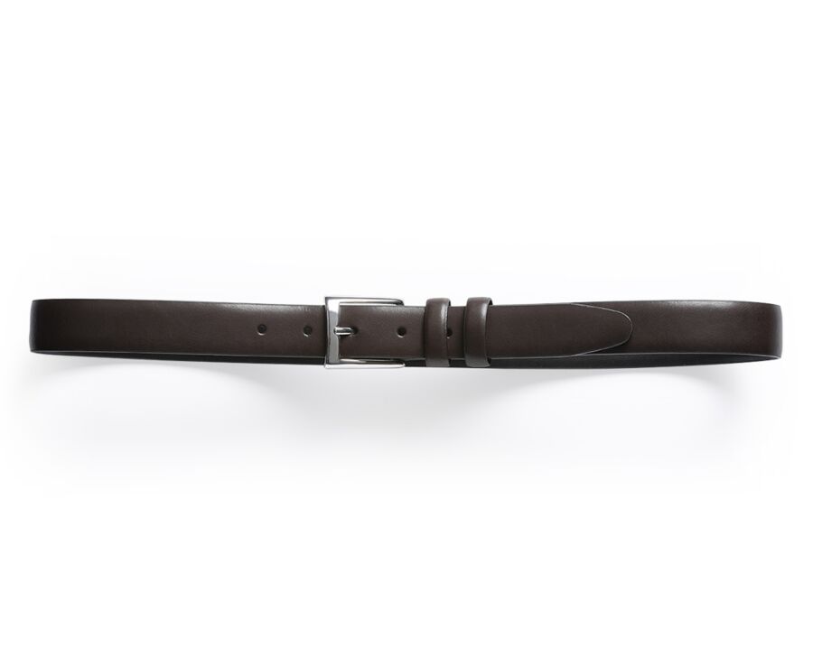 Chocolate Suit Belt for men - RAMSGATE SILVER