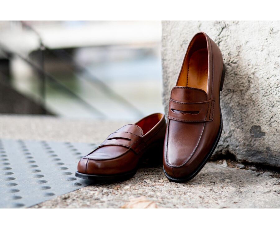 Penny loafer slippers discount