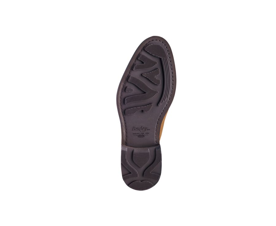 Havana Suede Derby Shoes - Rubber outsole - KENT GOMME COUNTRY