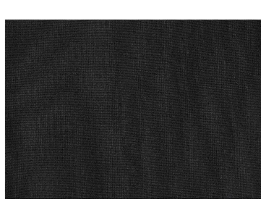 Black Poplin Cotton Shirt - Straight collar - LOUIS