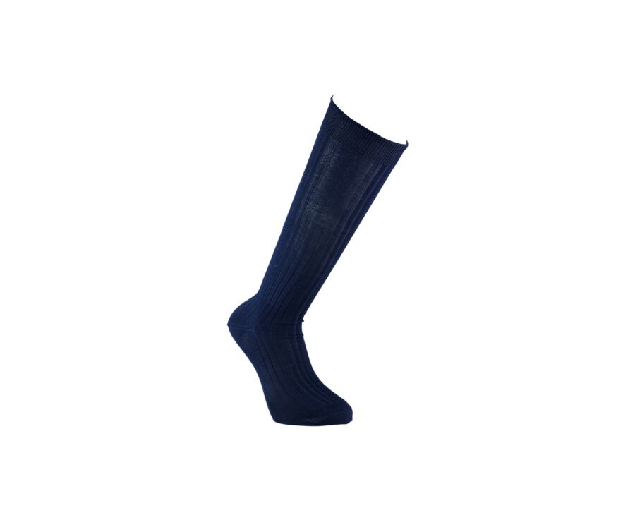 Men's Navy Cotton high Socks