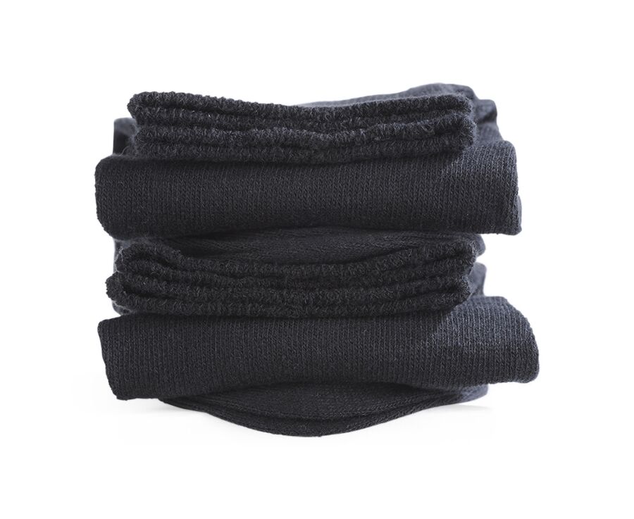 Men's Black Thick Cotton Socks