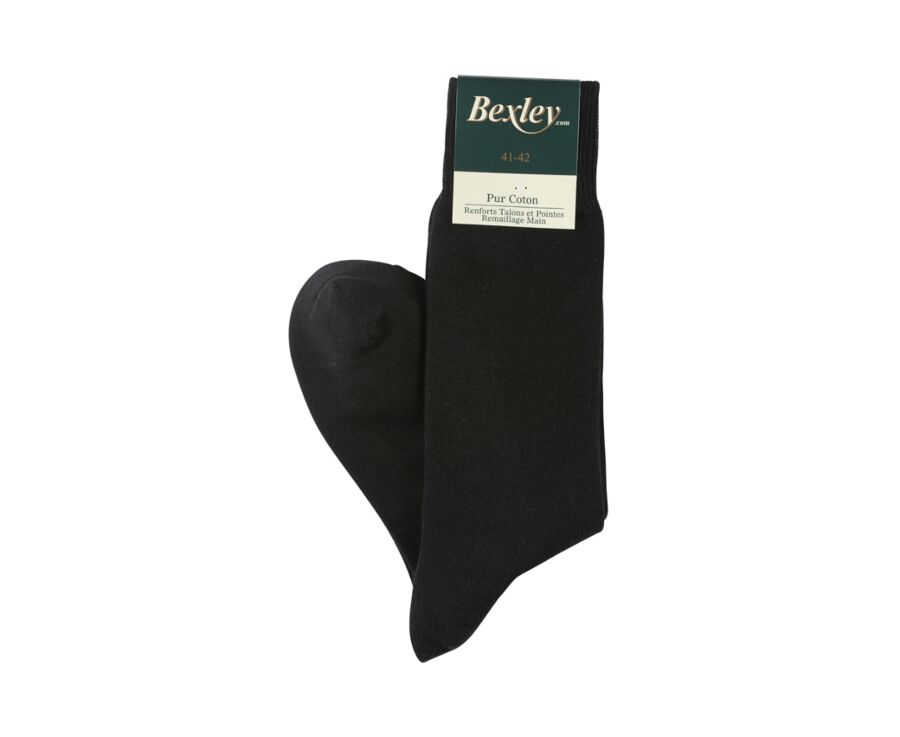 Men's Black Thick Cotton Socks