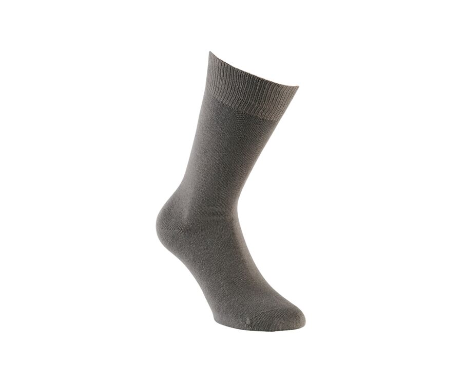 Men's Taupe Thick Cotton Socks