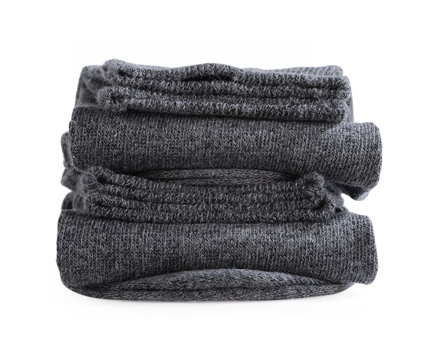 Men's Grey Anthracite Thick Cotton Socks