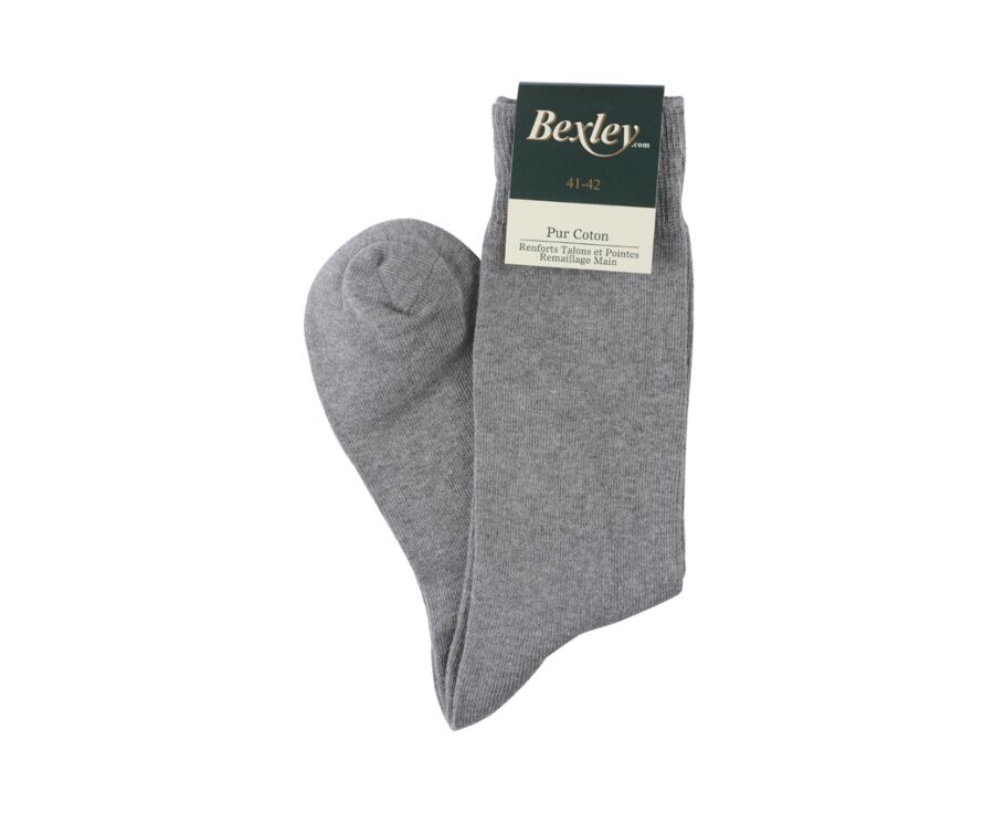 Men's Grey Melange Thick Cotton Socks