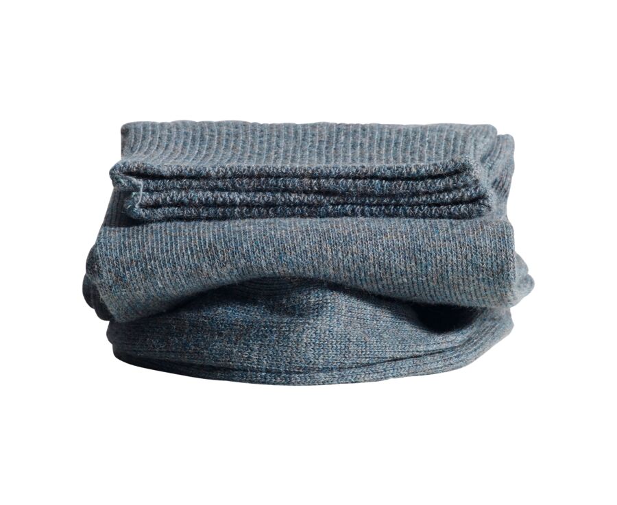 Men's thick cotton socks Melange Green