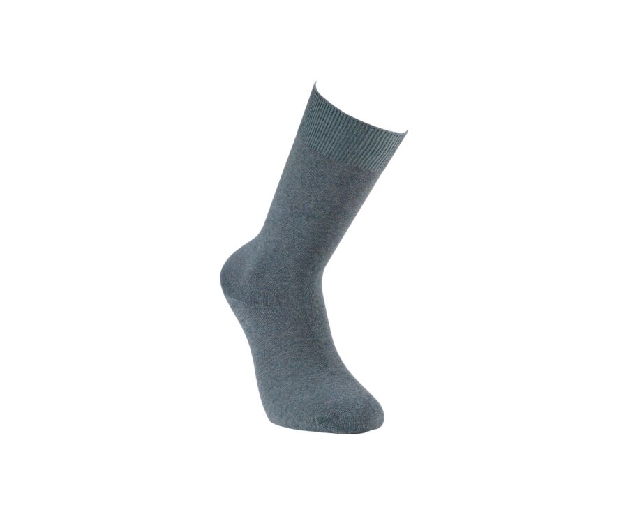 Men's thick cotton socks Melange Green