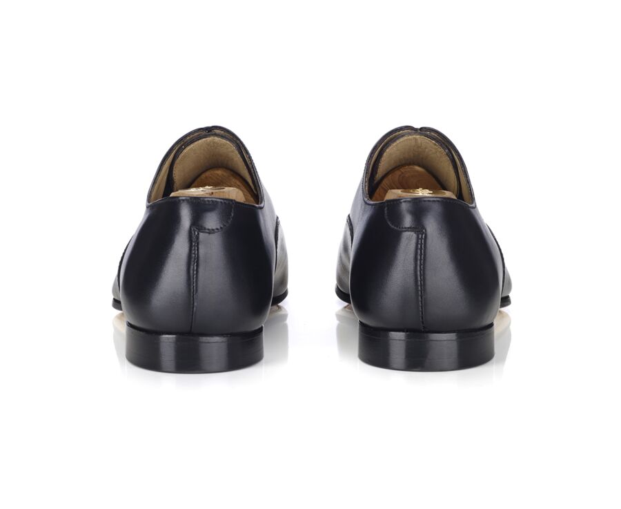 Black Oxford shoes - Leather outsole - STRESA