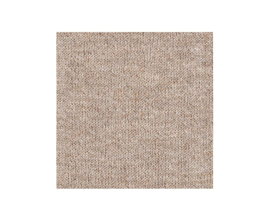 Men's Taupe Melange Cotton Socks