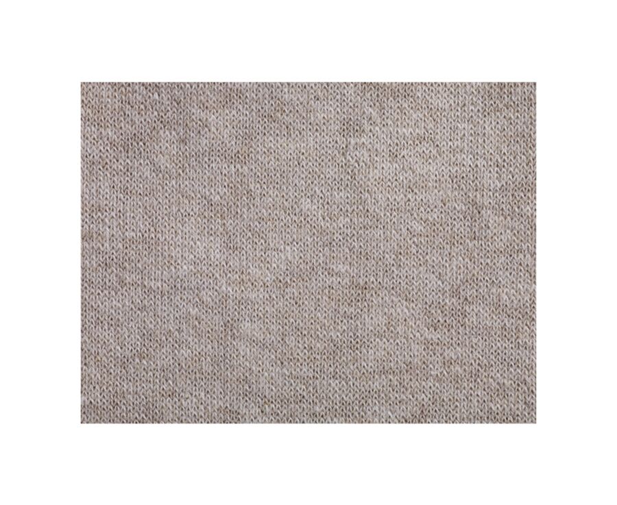 Men's Beige Melange Melange Cotton Socks