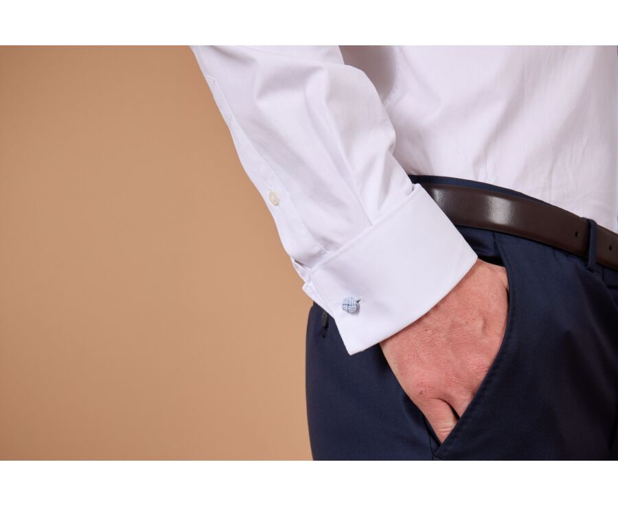 White shirt with French cuffs - PIETRO