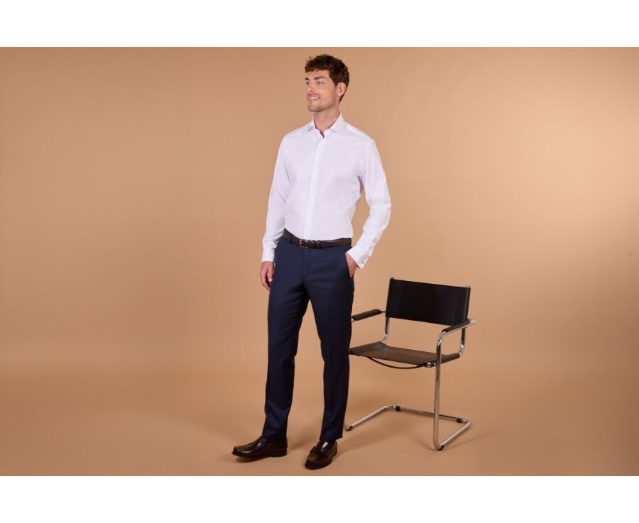 White shirt with French cuffs - PIETRO