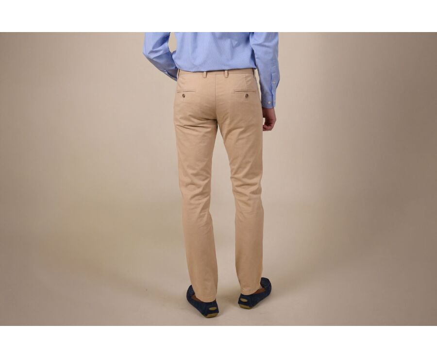 Dark Beige Men's chinos - KYRK