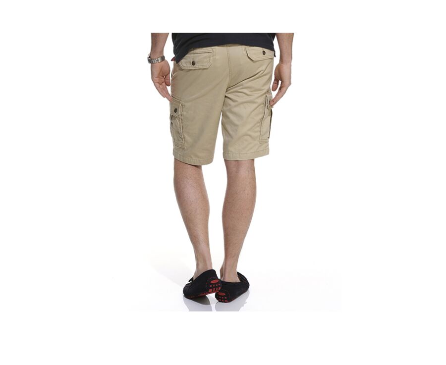 Dark Beige Cargo Shorts - CODY