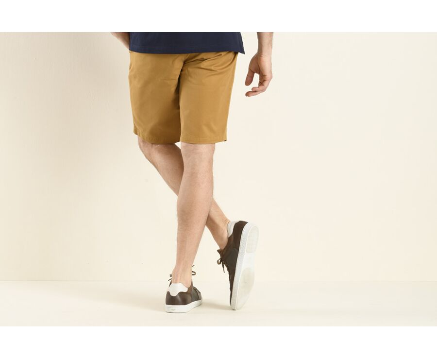 Tobacco Chino Shorts - BARRY