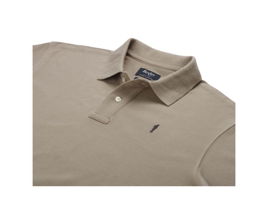 Beige Men's polo shirt - GARETH