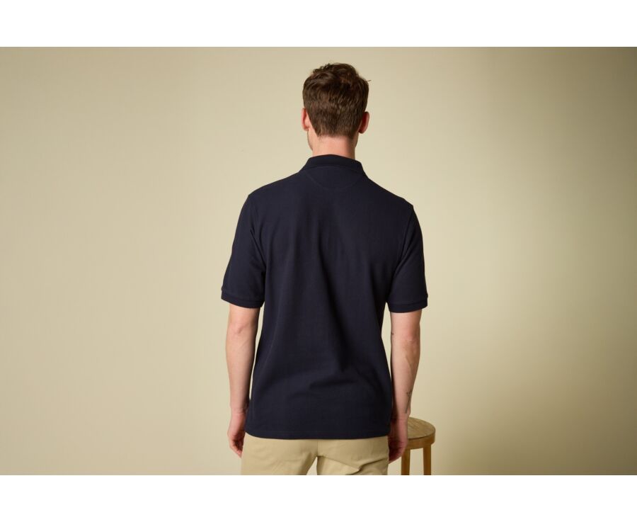 Navy Men's polo shirt - GARETH