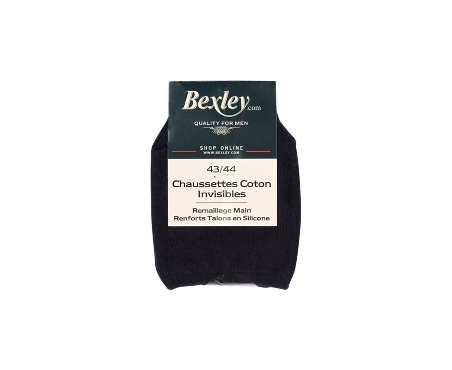 Navy Invisible Socks for Men
