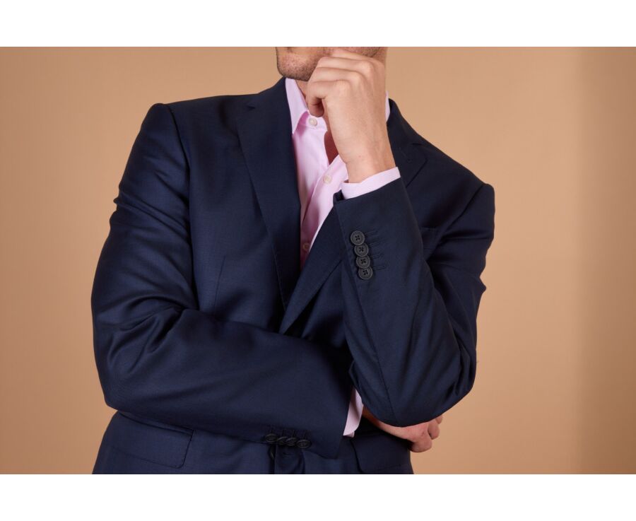 Men's Prussian Blue Suit Jacket - LAZARE