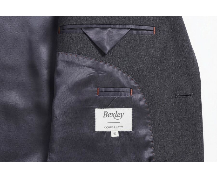 Men's Middle grey Suit Jacket - LAZARE