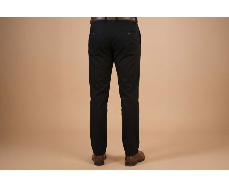 Black Chino trousers for men - NIGEL II