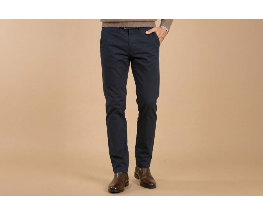 Dark Navy Chino trousers for men - NIGEL II