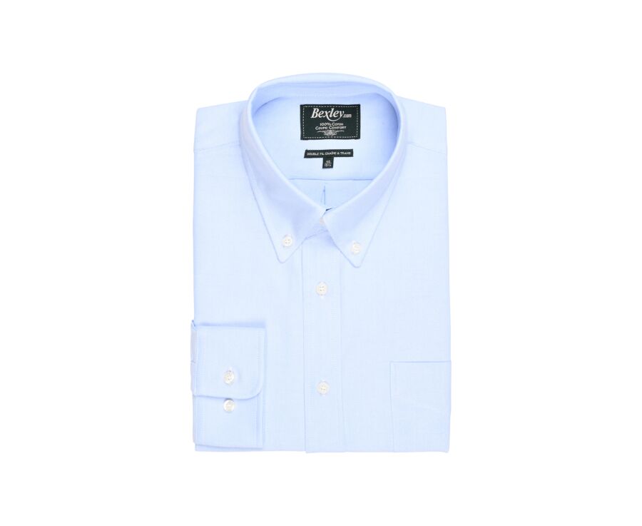 Blue sky Cotton shirt - American collar - TOMMY