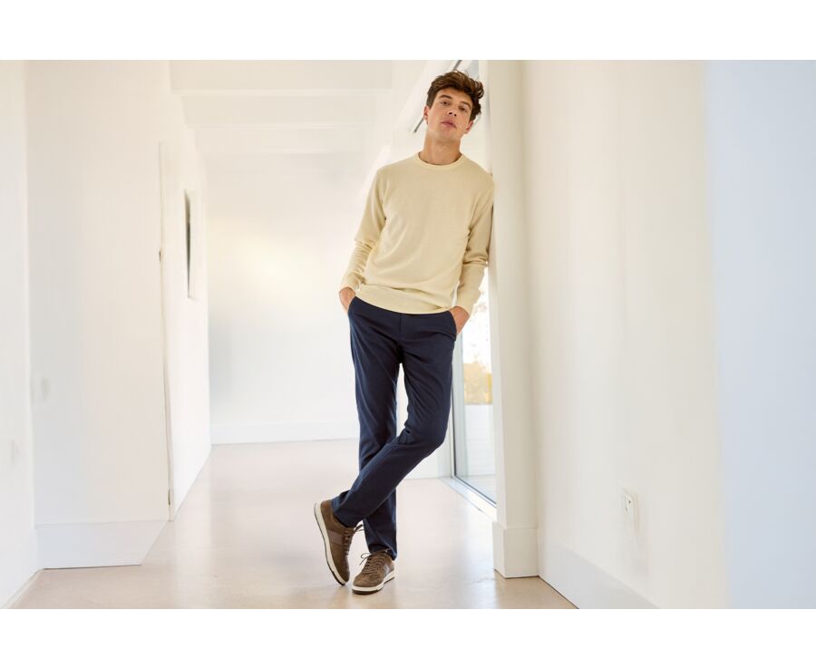 Men's wool Jumper – Ecru - CONAN
