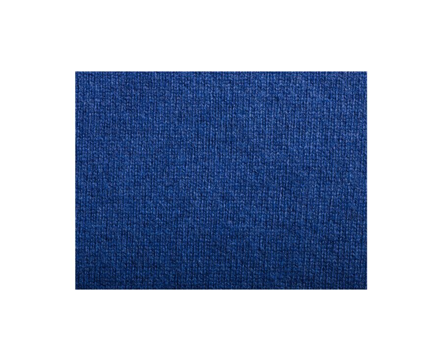 Mottled Jean Blue round-neck wool jumper - CONAN