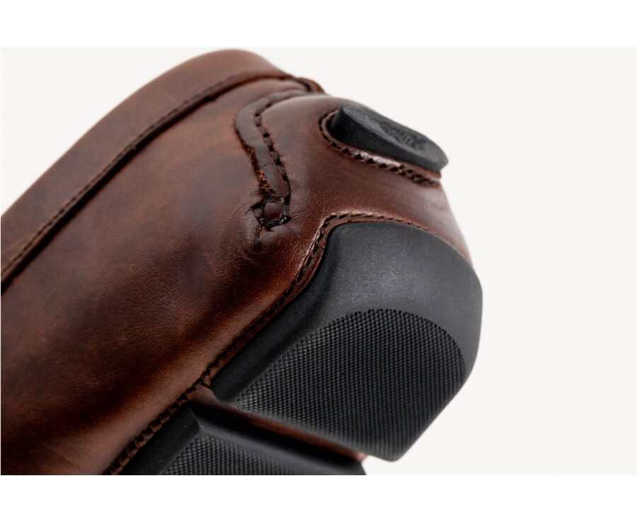 Chocolate Men's Driving Moccasins - SEACREST II