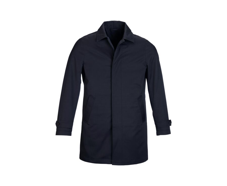 Men's black water repellent trench coat - AURÈLE II