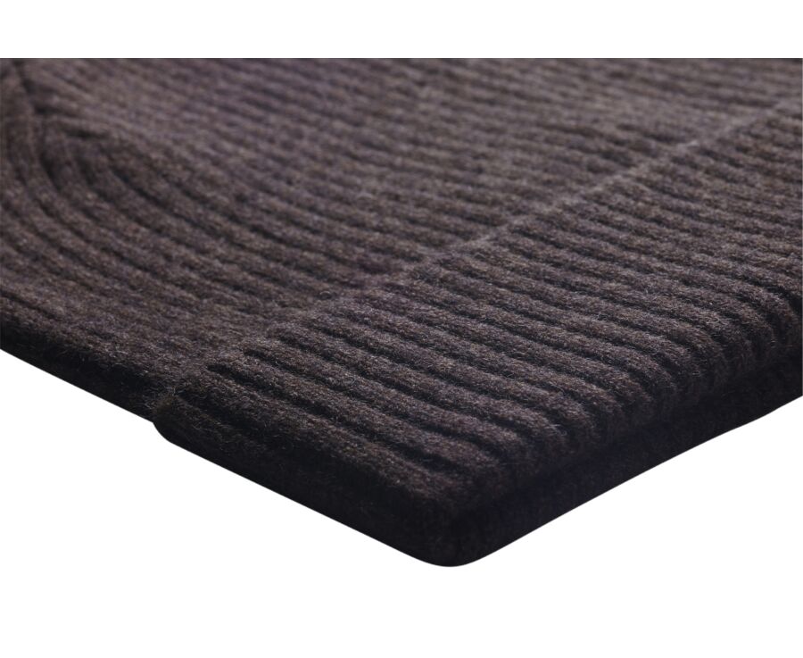 Dark Chocolate Hazelnut Wool Beanie Hat - BENNETH