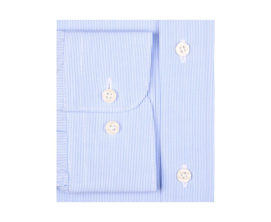 White shirt with blue stripes - ANSELME
