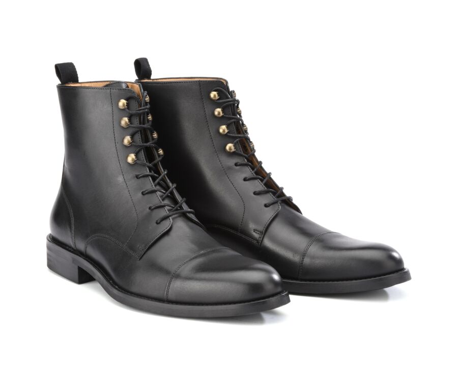 Black lace-up Boots Derby - ENFIELD II GOMME CITY