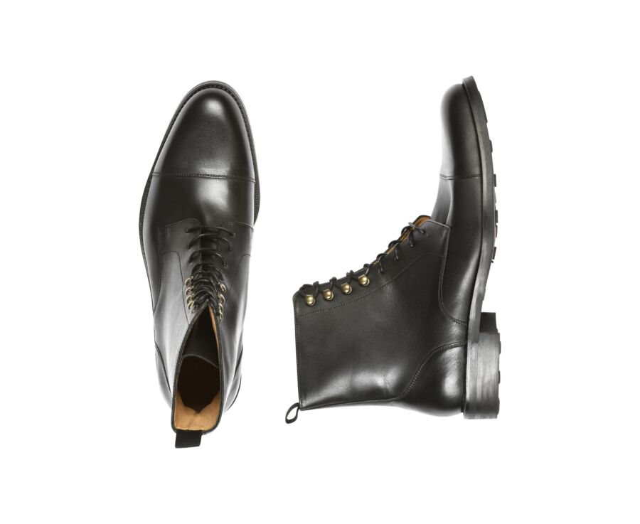 Black lace-up Boots Derby - ENFIELD II GOMME CITY