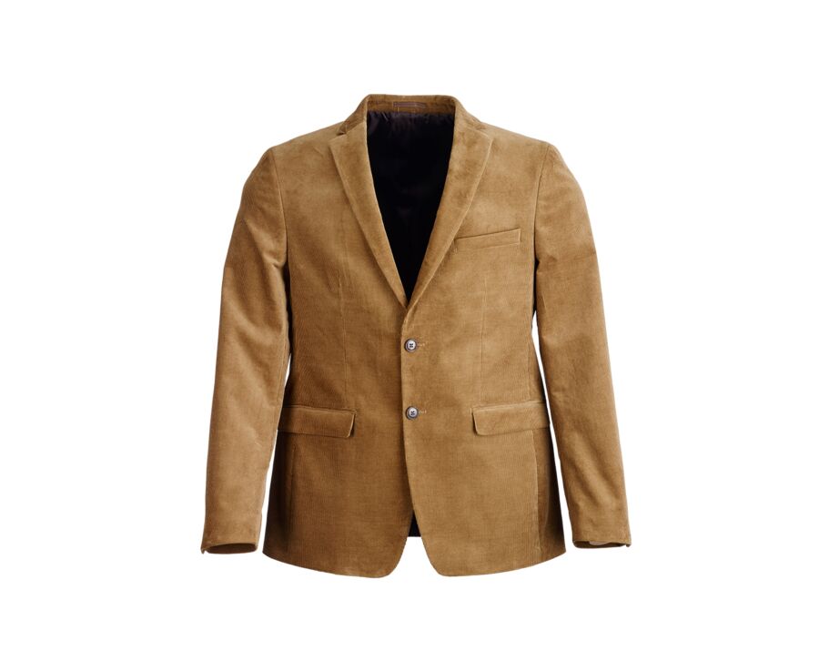 Men's Camel Suit Blazer - LÉONTILDE