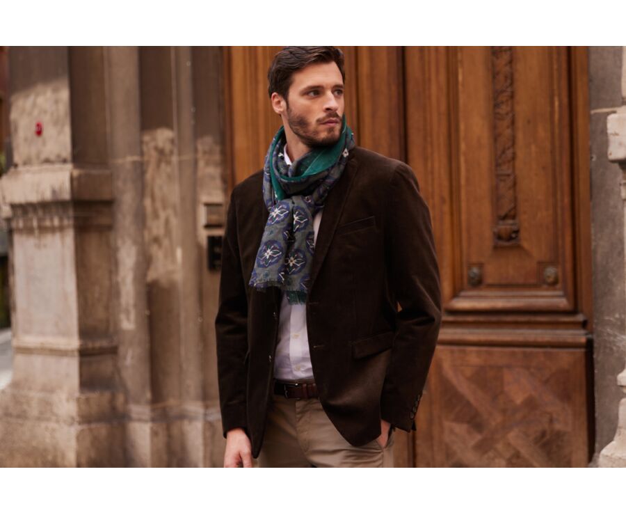 Men's Brown Suit Blazer - LÉONTILDE
