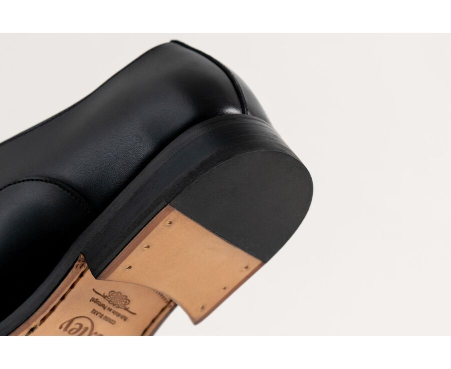 Black Oxford shoes - Leather outsole - WINFORD