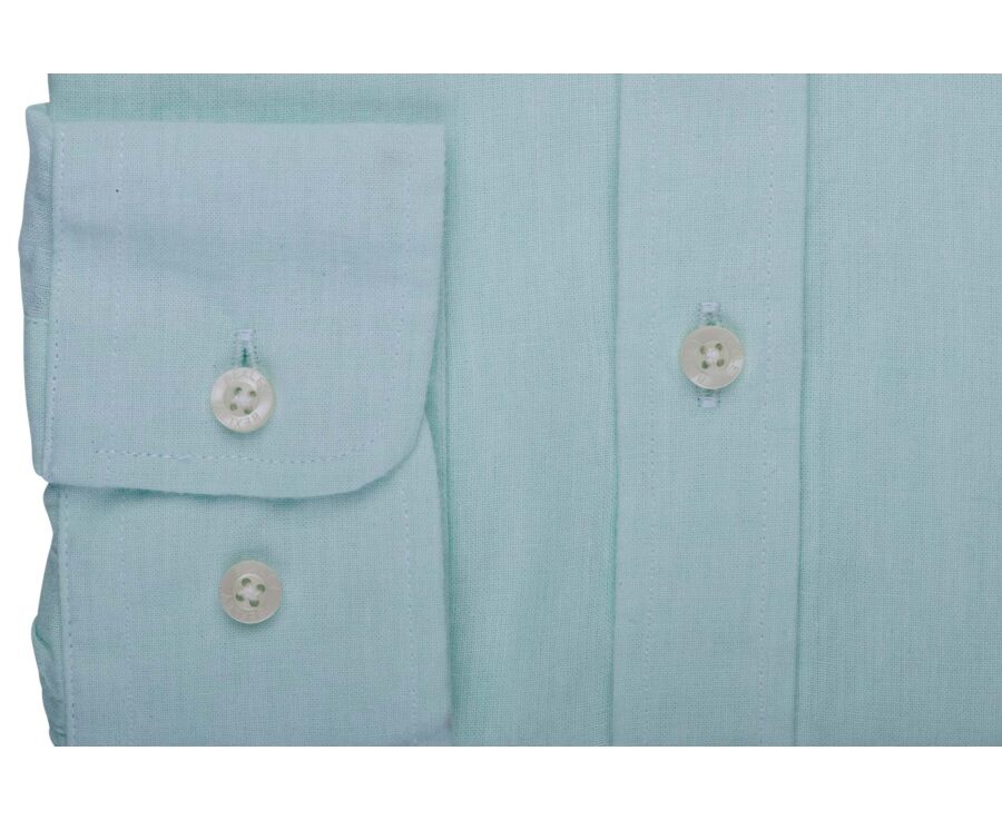 Men’s Pale Green Chambray Shirt - SILBERT