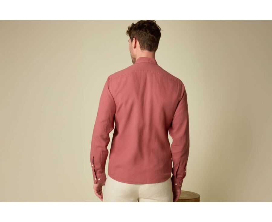 Men’s Rust Chambray Shirt - SILBERT