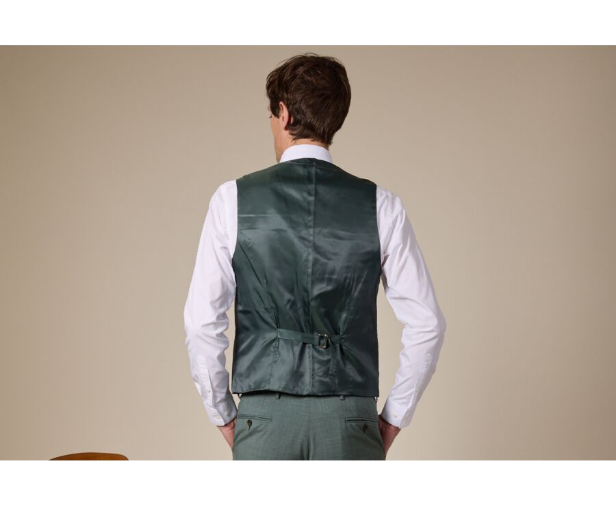 Men's Waistcoat Linden Green - LAZARE