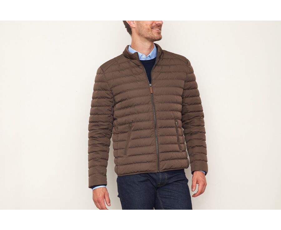 Brown Lightweight Puffer Jacket - SVEN III