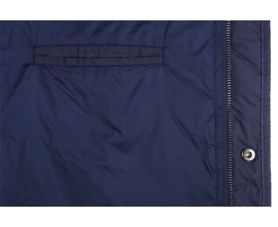 Navy Quilted Jacket - TORSTEN II