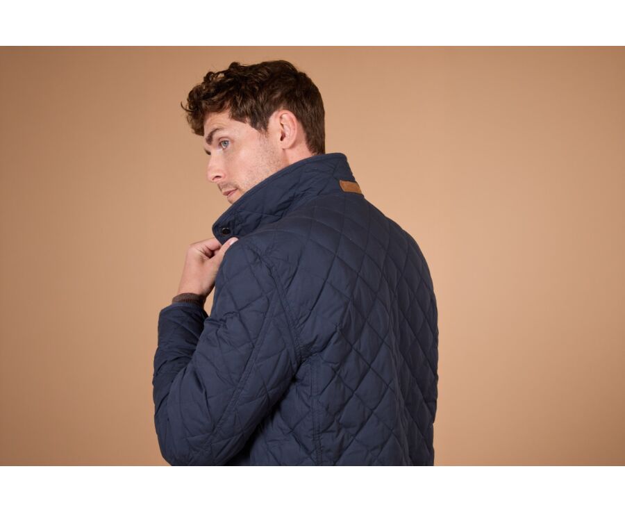 Navy Quilted Jacket - TORSTEN II