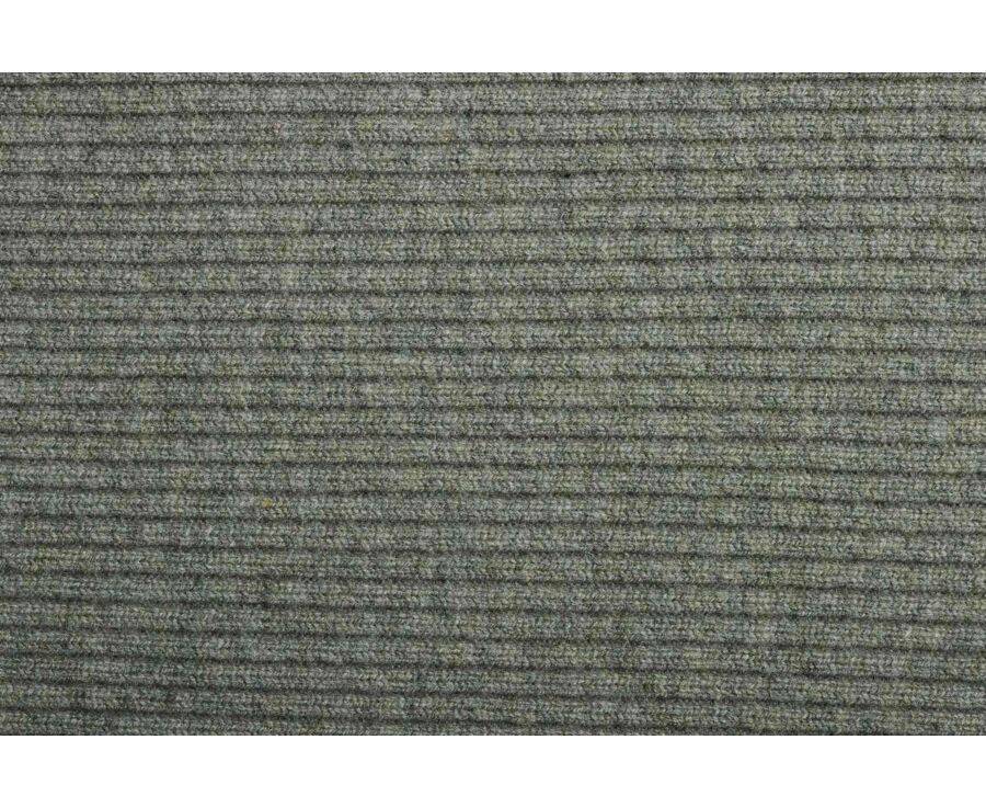 Men's light khaki mélange lambswool scarf