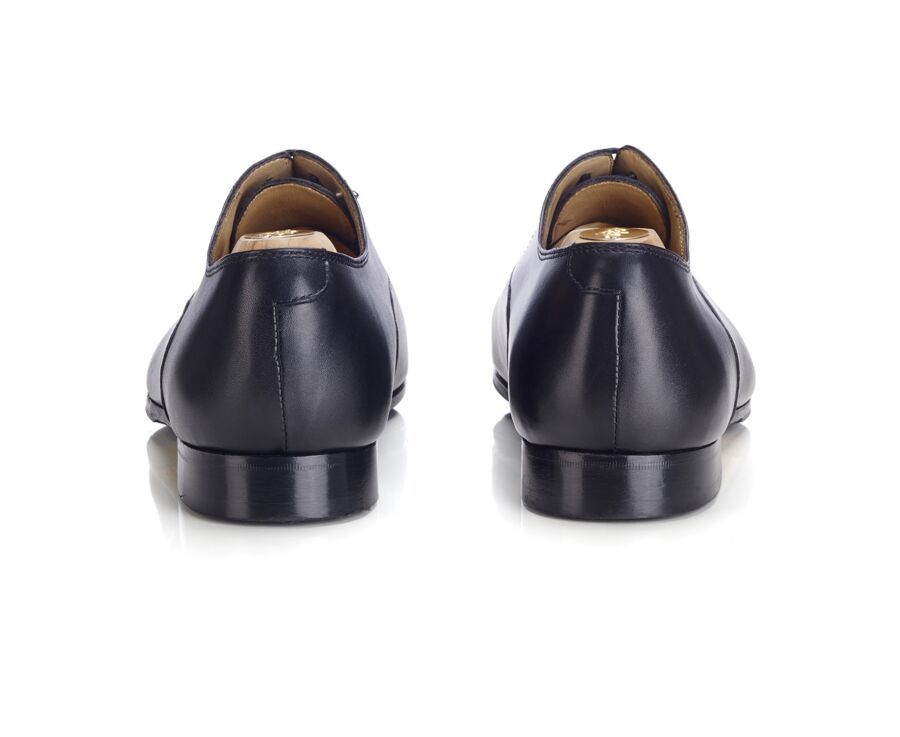 Black Oxford shoes - Leather outsole & rubber pad - LENNOX PATIN